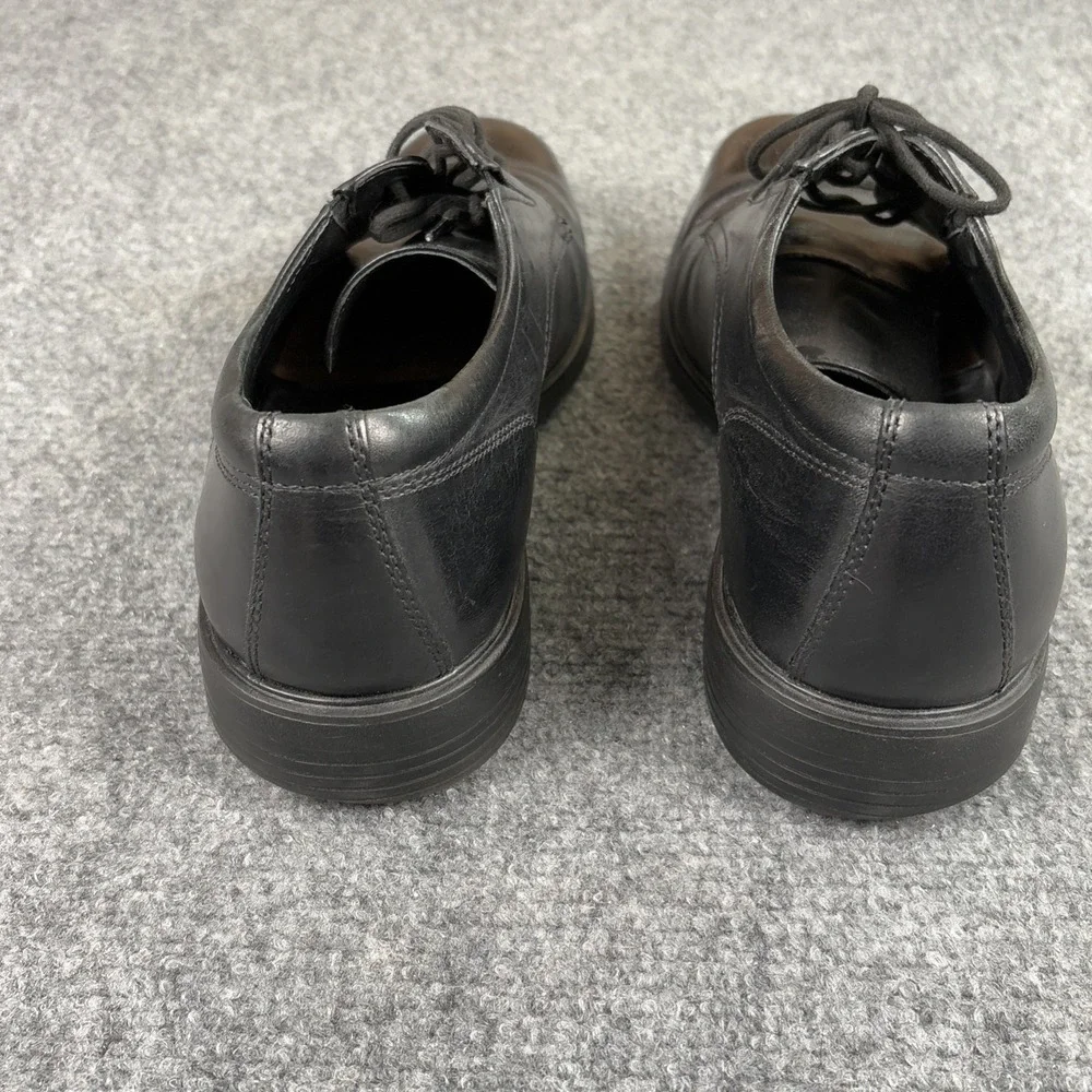 Geox Respira Shoes Mens 10.5 Black Dress Oxfords Lace Up Office Career Party‎